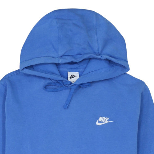 Nike Men's Blue Pullover Hoodie S Fleece Regular Fit Sportswear