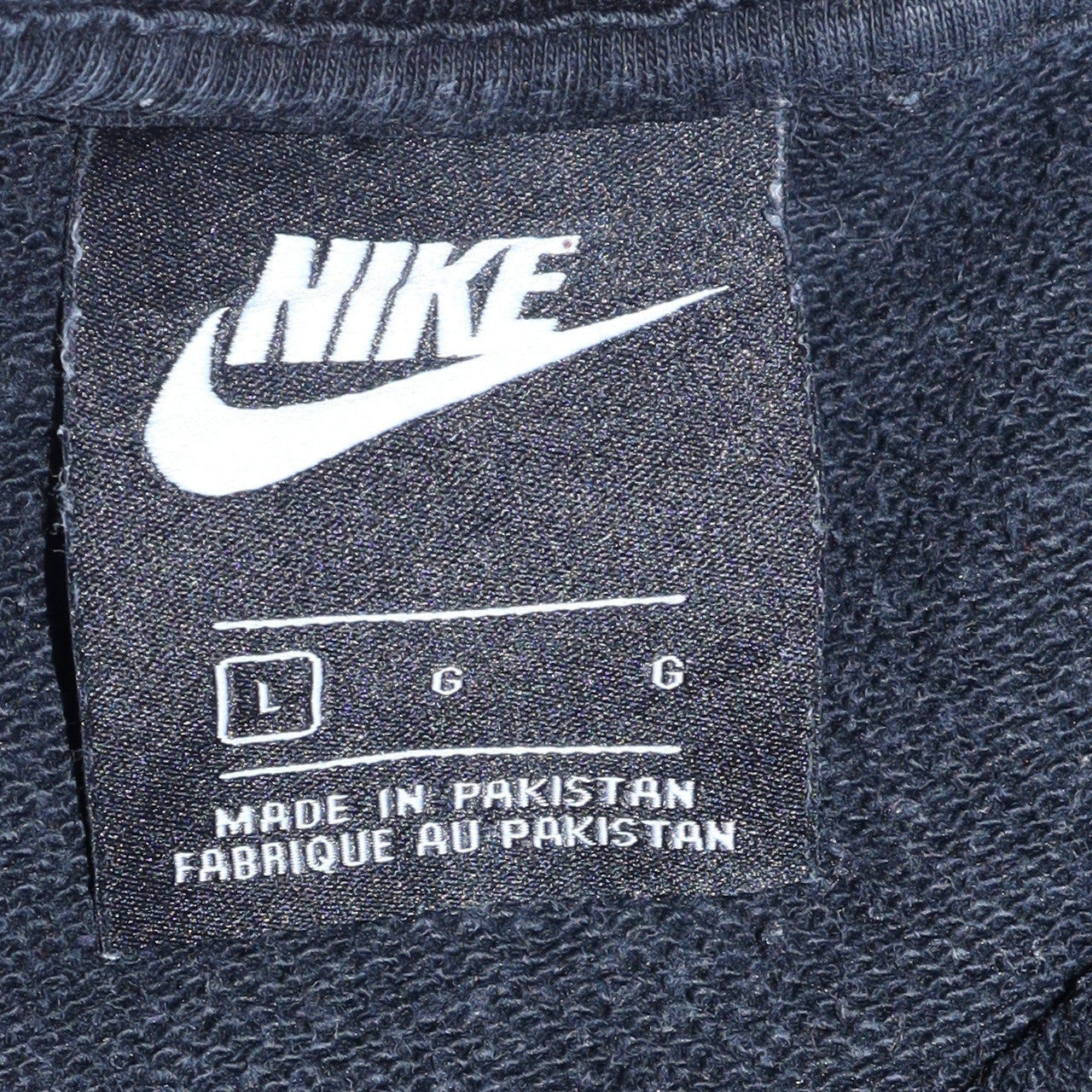 Nike Men's Black L Pullover Crew Neck Sweatshirt