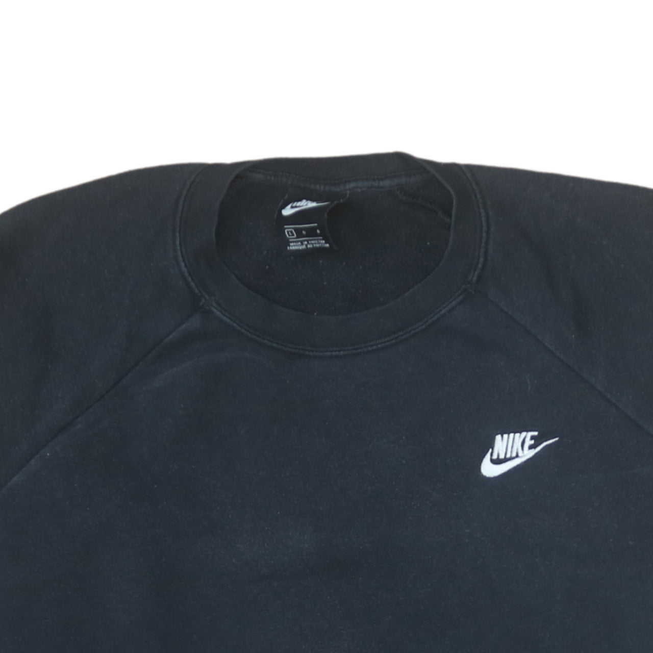 Nike Men's Black L Pullover Crew Neck Sweatshirt