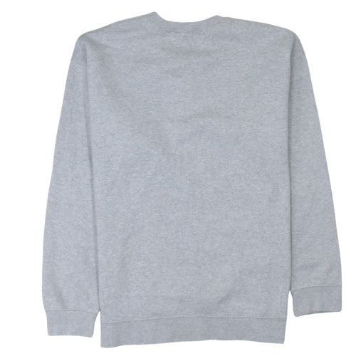 boohooMAN Men's Grey Graphic Skull Eagle Crew Neck Sweatshirt Size S
