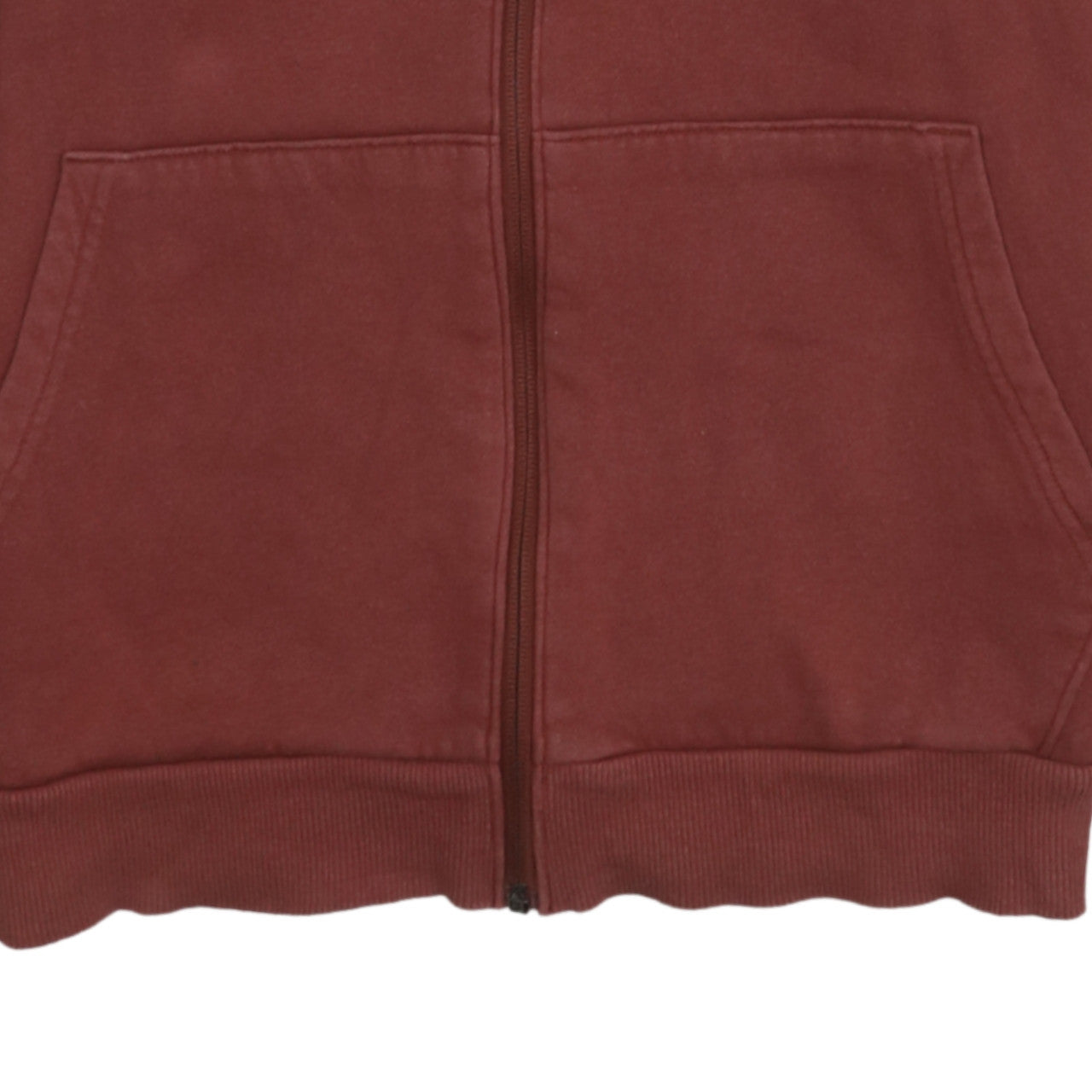 Under Armour Men's Brown Full Zip Hoodie Size S Relaxed Fit Fleece