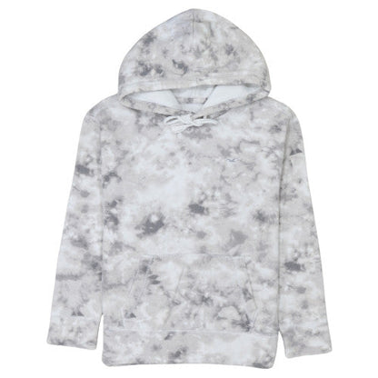 Hollister Mens Grey XS Tie Dye Pullover Hoodie