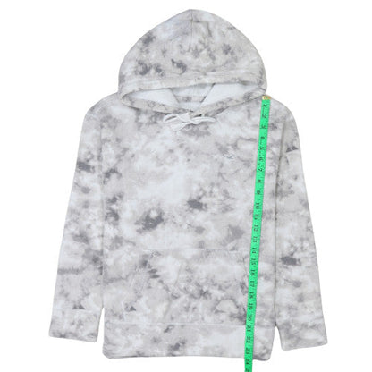 Hollister Mens Grey XS Tie Dye Pullover Hoodie
