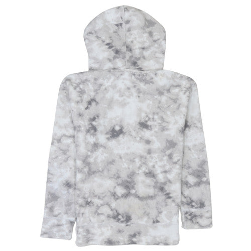 Hollister Unisex Grey XS Tie Dye Pullover Hoodie
