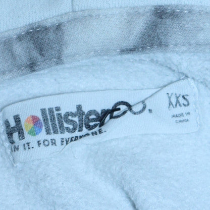 Hollister Mens Grey XS Tie Dye Pullover Hoodie