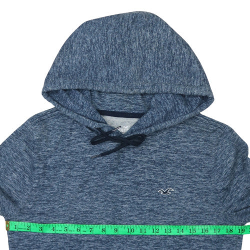 Hollister Men’s Blue Pullover Hoodie XS Regular Fit Lightweight