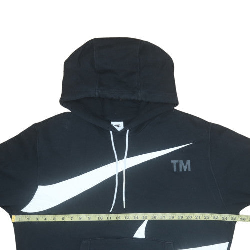 Nike Men Black L Pullover Hoodie Graphic Logo Sportswear