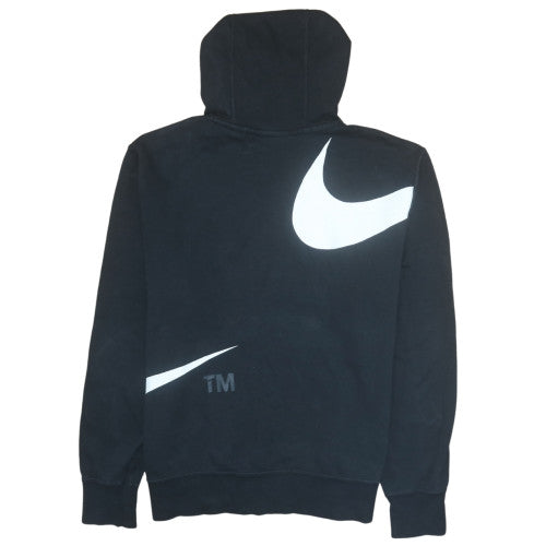 Nike Men Black L Pullover Hoodie Graphic Logo Sportswear