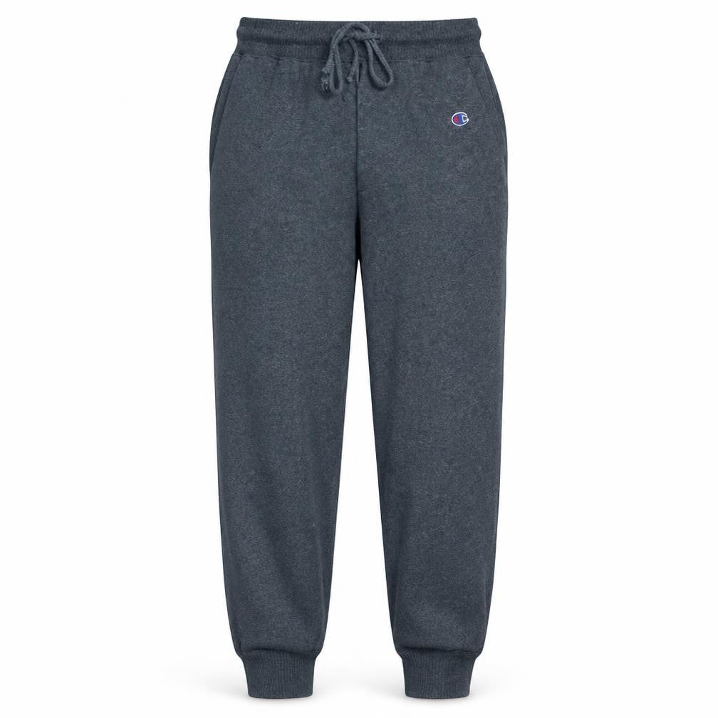 Champion Men's Grey Fleece Jogger Sweatpants Medium Regular Fit
