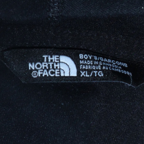 The North Face Boys Black XL Full Zip Hoodie - Fleece, Hooded, Casual