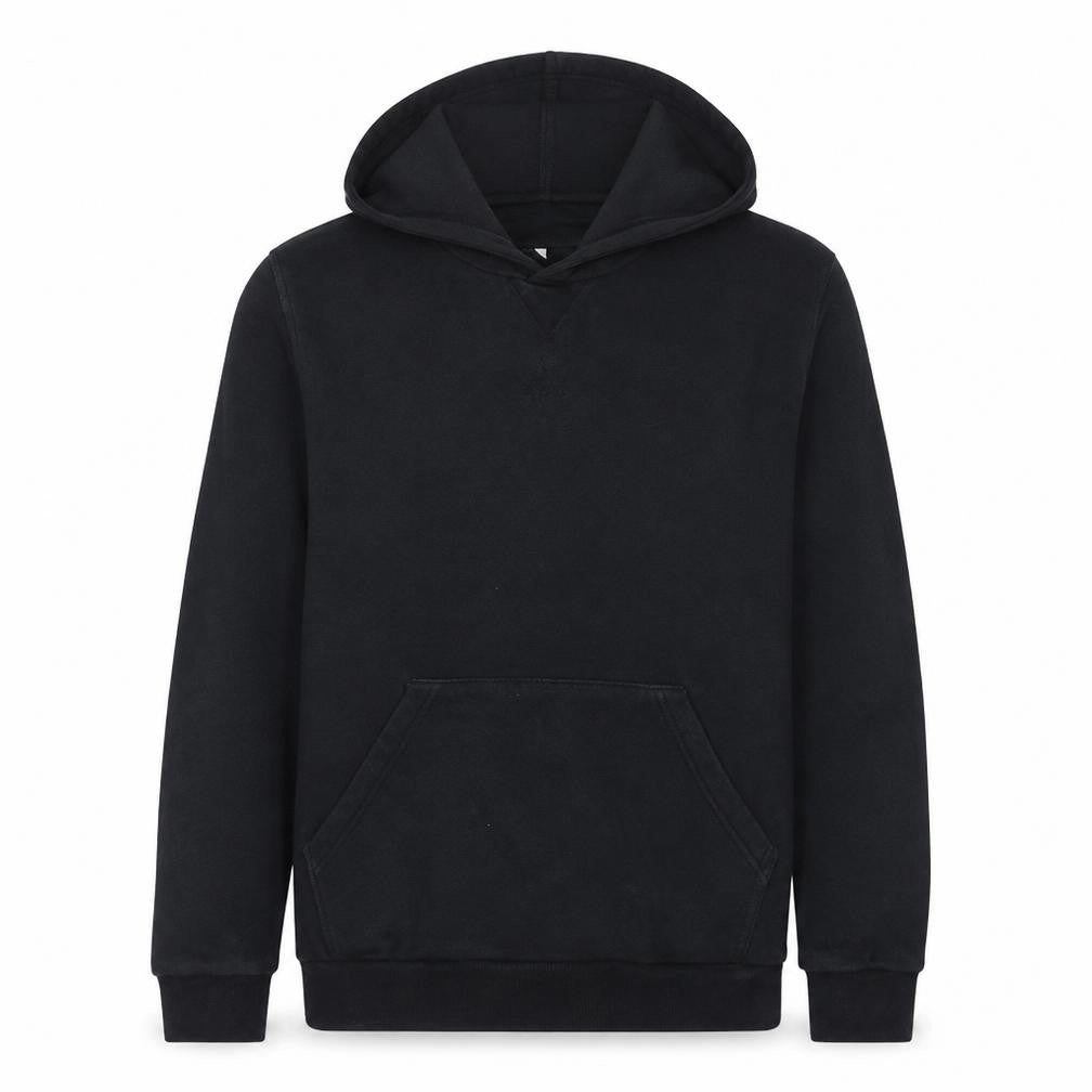 Adidas Boys Black Pullover Hoodie Fleece Sweatshirt 14 Years