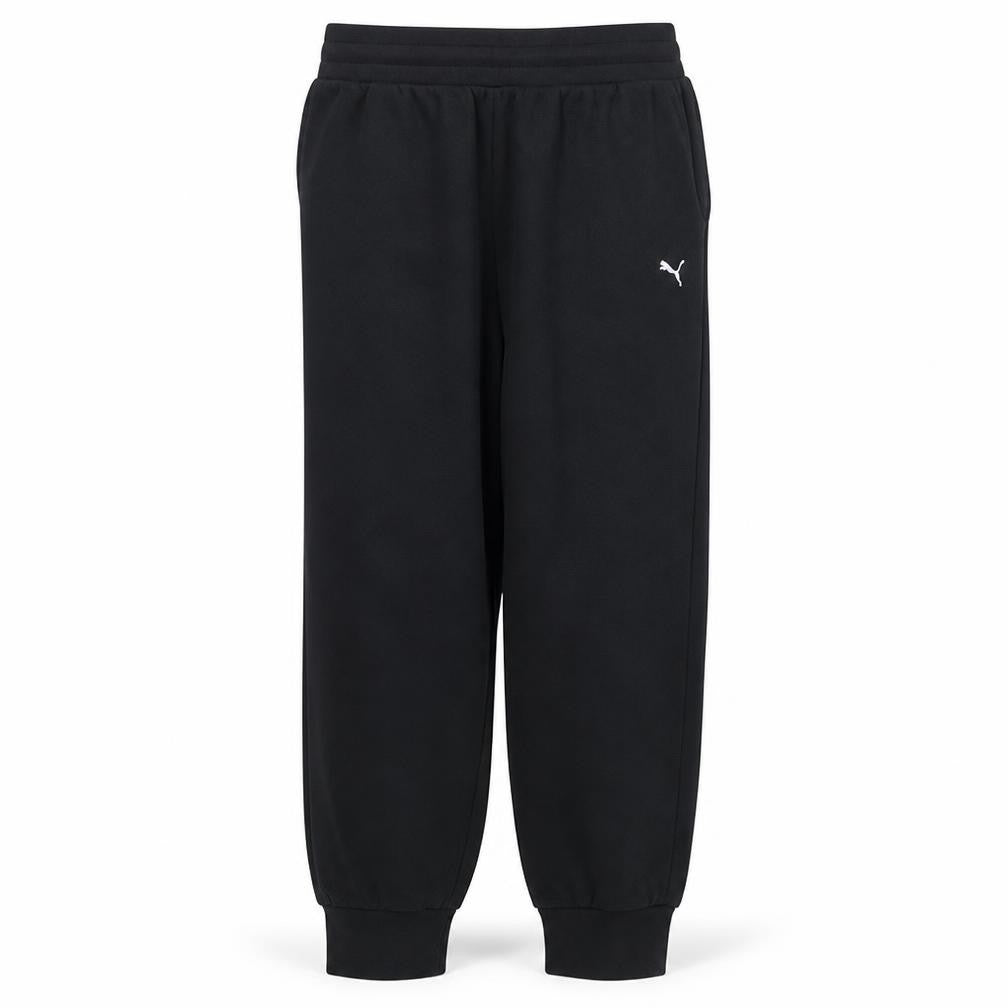 PUMA Womens Black Jogger Sweatpants Size S Cotton Blend Activewear