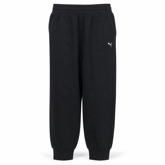 PUMA Womens Black Jogger Sweatpants Size S Cotton Blend Activewear