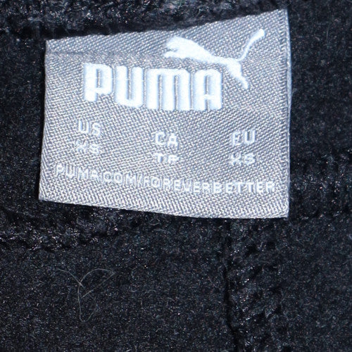 PUMA Womens Black Jogger Sweatpants Size S Cotton Blend Activewear