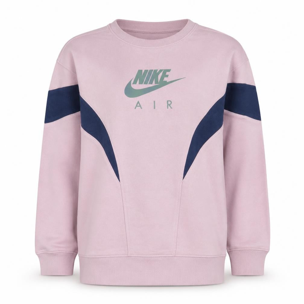 Nike Girls Pink Crew Neck Sweatshirt XL Graphic Print Pullover