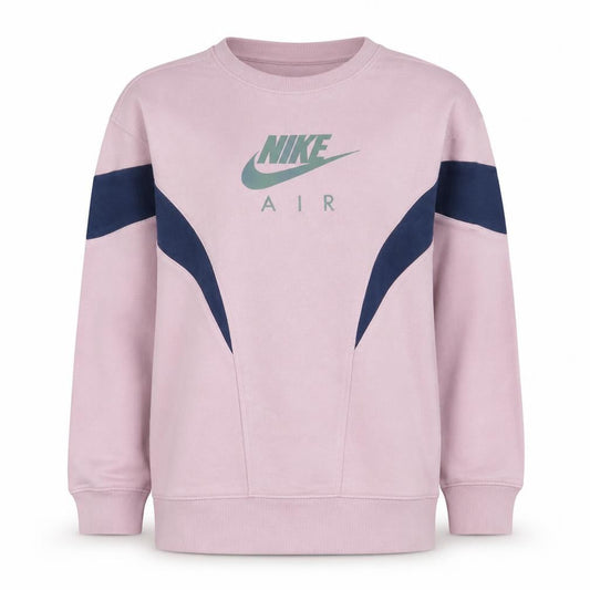Nike Girls Pink Crew Neck Sweatshirt XL Graphic Print Pullover