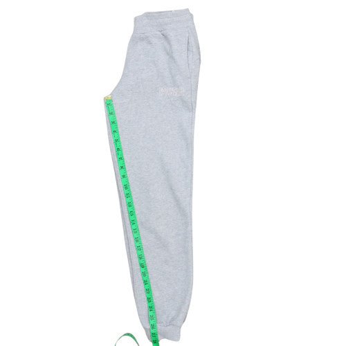 Puma Boys Grey 13-14 Years Sweatpants Regular Fit Fleece Activewear Trousers