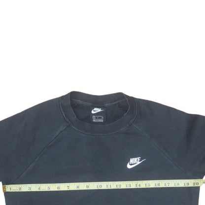 Nike Men's Black Small Crew Neck Pullover Sweatshirt