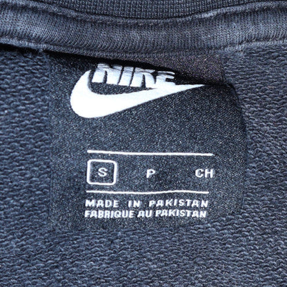 Nike Men's Black Small Crew Neck Pullover Sweatshirt