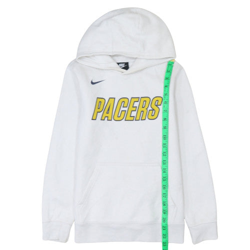 Nike Boys White Pacers Pullover Hoodie Size M 150-160cm Basketball Style