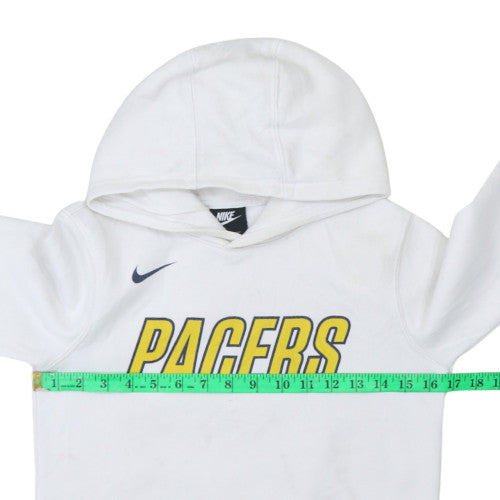 Nike Boys White Pacers Pullover Hoodie Size M 150-160cm Basketball Style