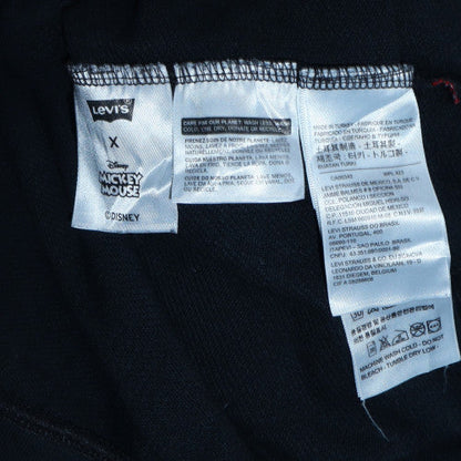 Preloved Levi's Women Black XS Pullover Hoodie Mickey Mouse Sequin Design - Image 6