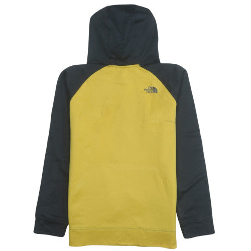 The North Face Boys Yellow & Black Pullover Hoodie XL Polyester Fleece