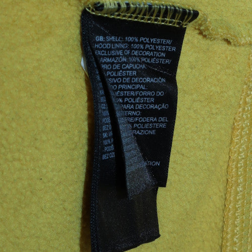 The North Face Boys Yellow & Black Pullover Hoodie XL Polyester Fleece