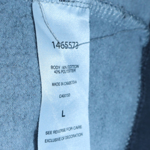Champion Womens Blue Tie Dye Pullover Hoodie Size L Cotton Blend