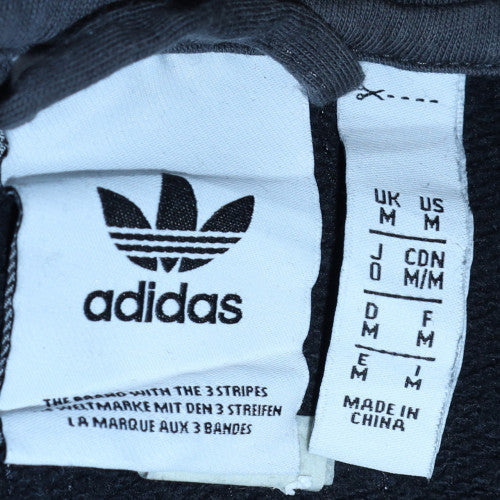 Adidas Men's Black Full Zip Hoodie Size M Sports Fleece