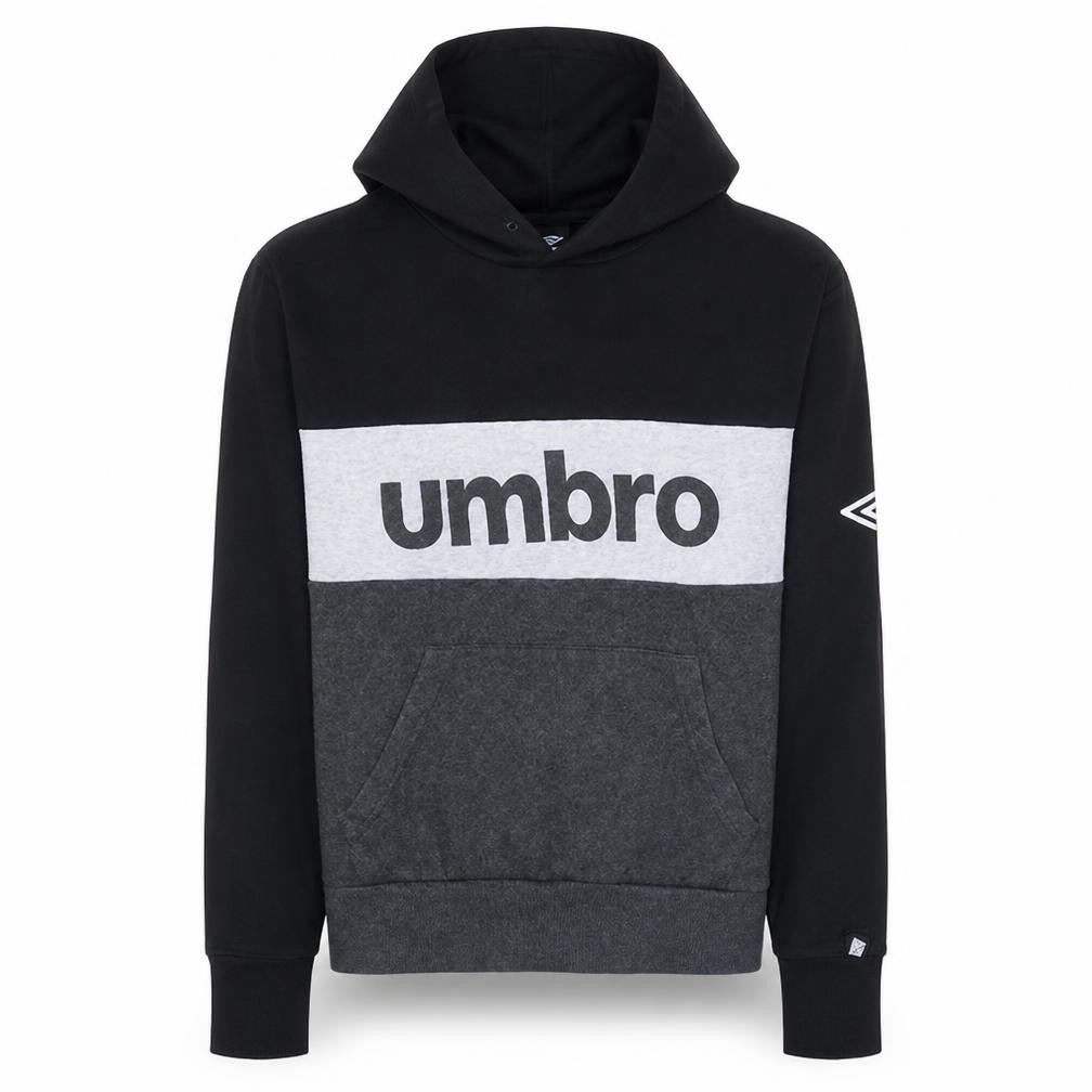 Umbro Men’s Black Pullover Hoodie L Graphic Sportswear
