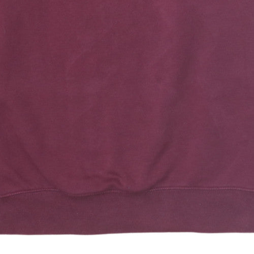 Nike Men's Red Crew Neck Pullover Sweatshirt M Regular Fit