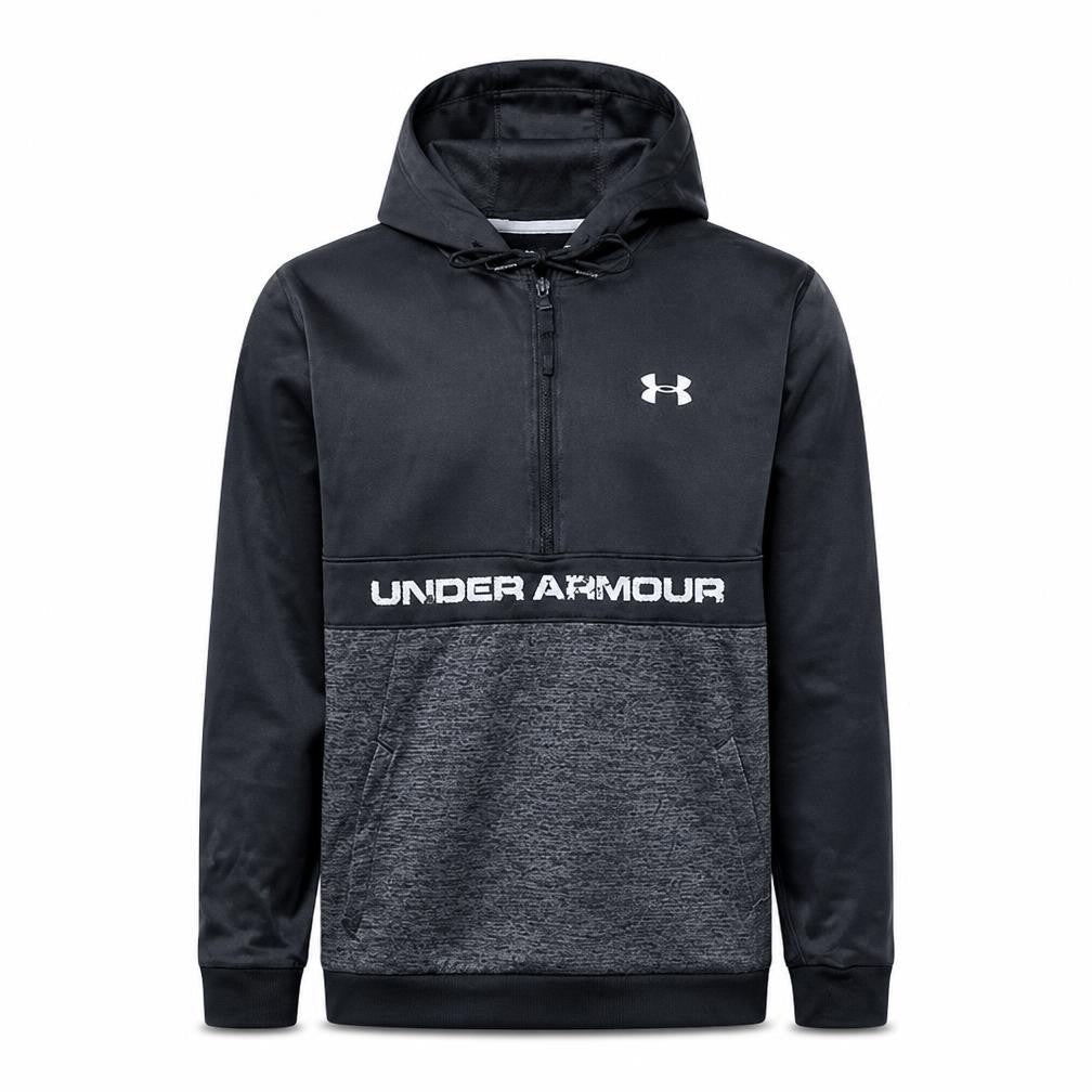 Under Armour Men's Black L 1/2 Zip Sports Hoodie