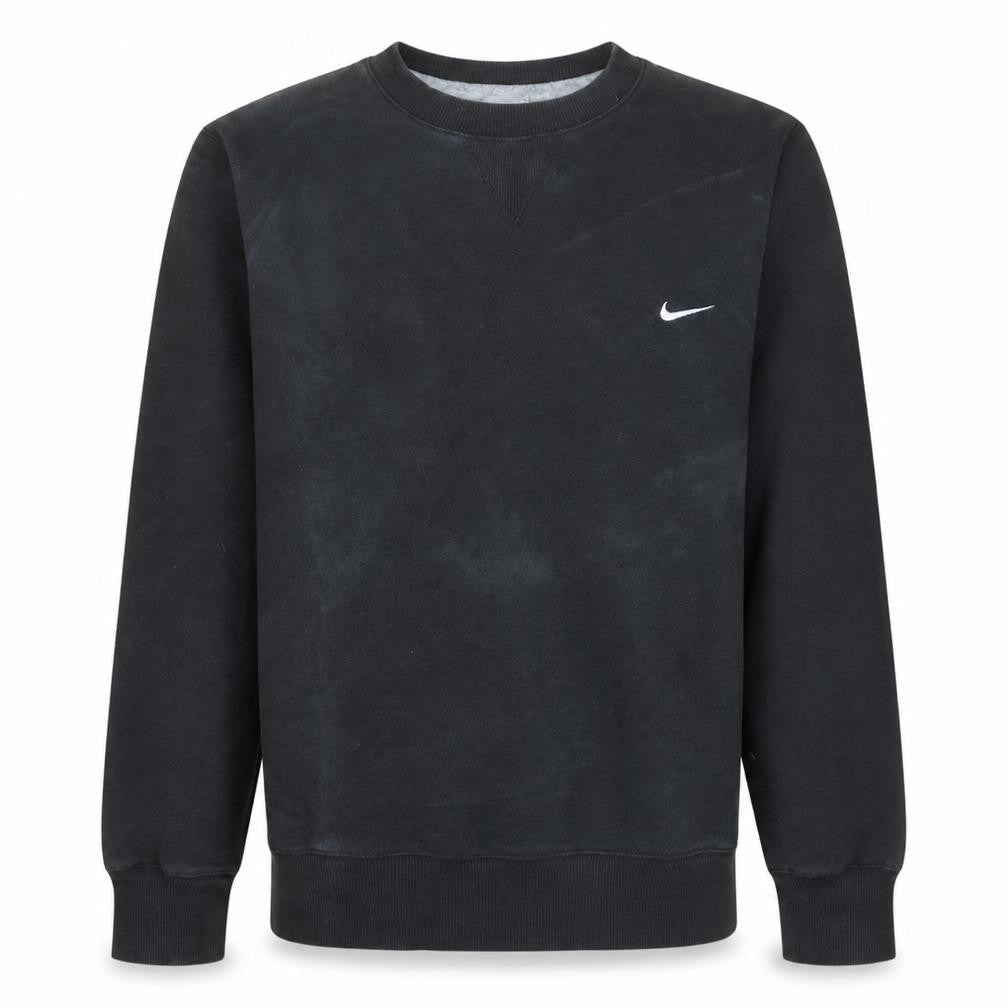 Nike Men's Black Small Crew Neck Pullover Sweatshirt