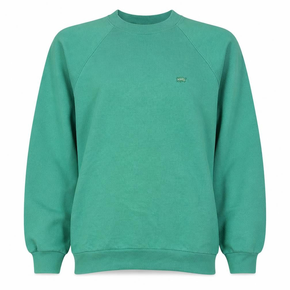 Levi's Men Green Pullover Sweatshirt L Crew Neck Vintage Style