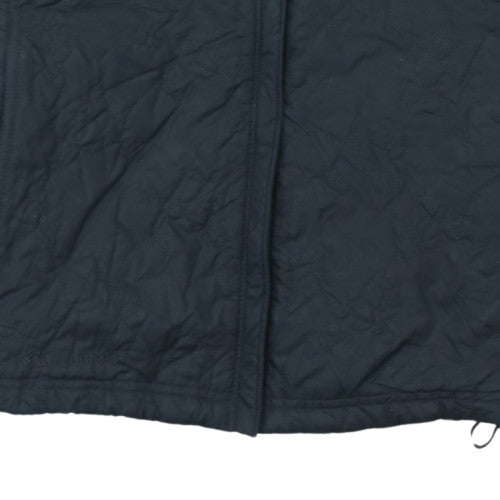 Columbia Women's Black L Nylon Interchange Full Zip Winter Jacket