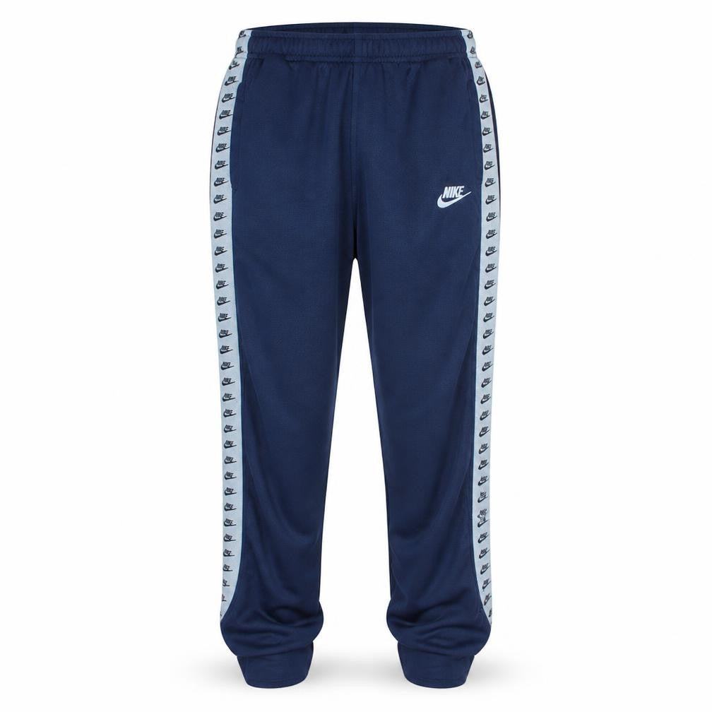 Nike Men's Blue Track Pants M Jogger Style Logo Side Stripe