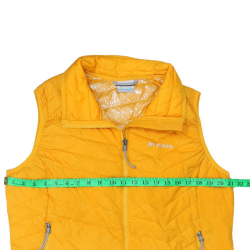 Columbia Mens Yellow XL Puffer Waistcoat Outdoor Insulated Gilet