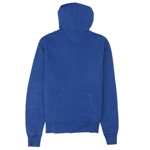 Tommy Hilfiger Men's Blue Pullover Hoodie M Graphic Fleece Sweatshirt