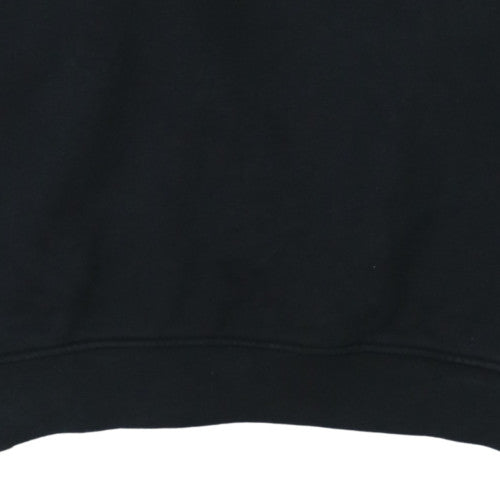 Adidas Women Black XS Pullover Sweatshirt Crew Neck Classic Logo