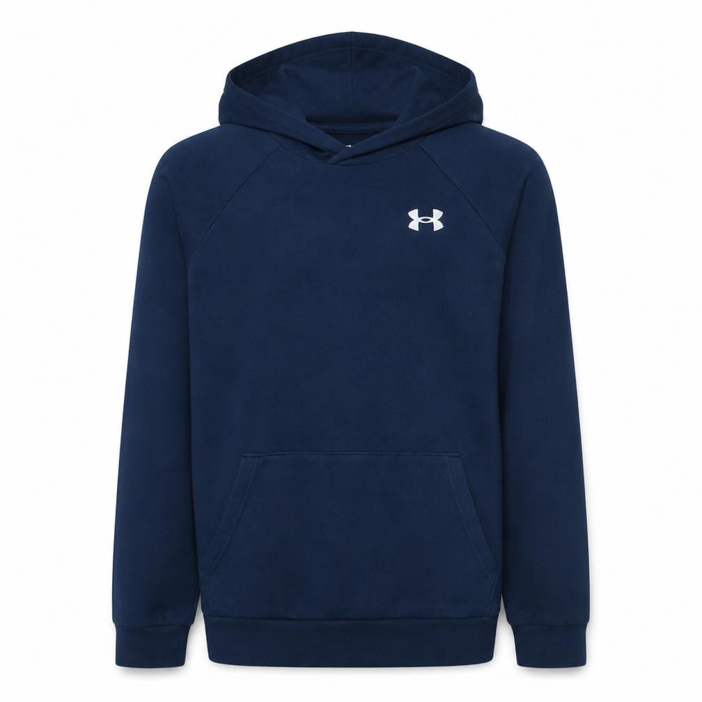 Under Armour Boys Blue Pullover Fleece Hoodie Size 158 YLG