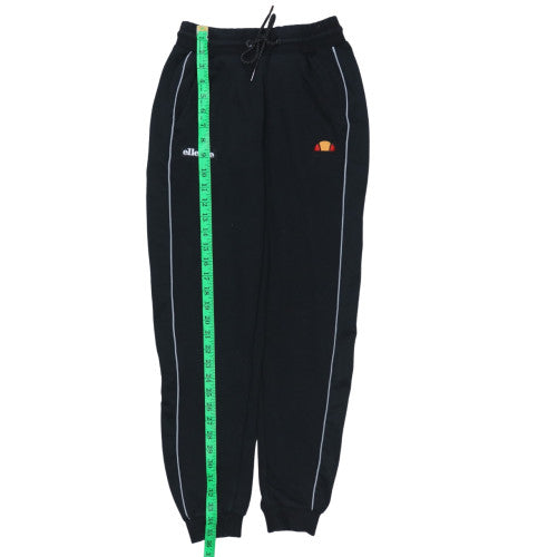 Ellesse Women’s Black Jogger Trousers Size S Fleece Cotton Blend