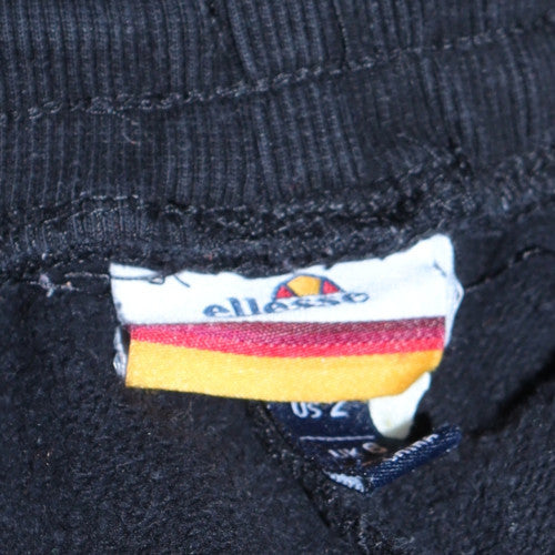 Ellesse Women’s Black Jogger Trousers Size S Fleece Cotton Blend