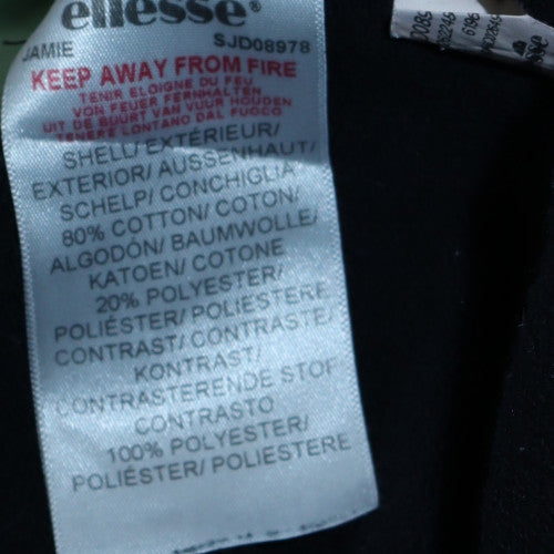 Ellesse Women’s Black Jogger Trousers Size S Fleece Cotton Blend
