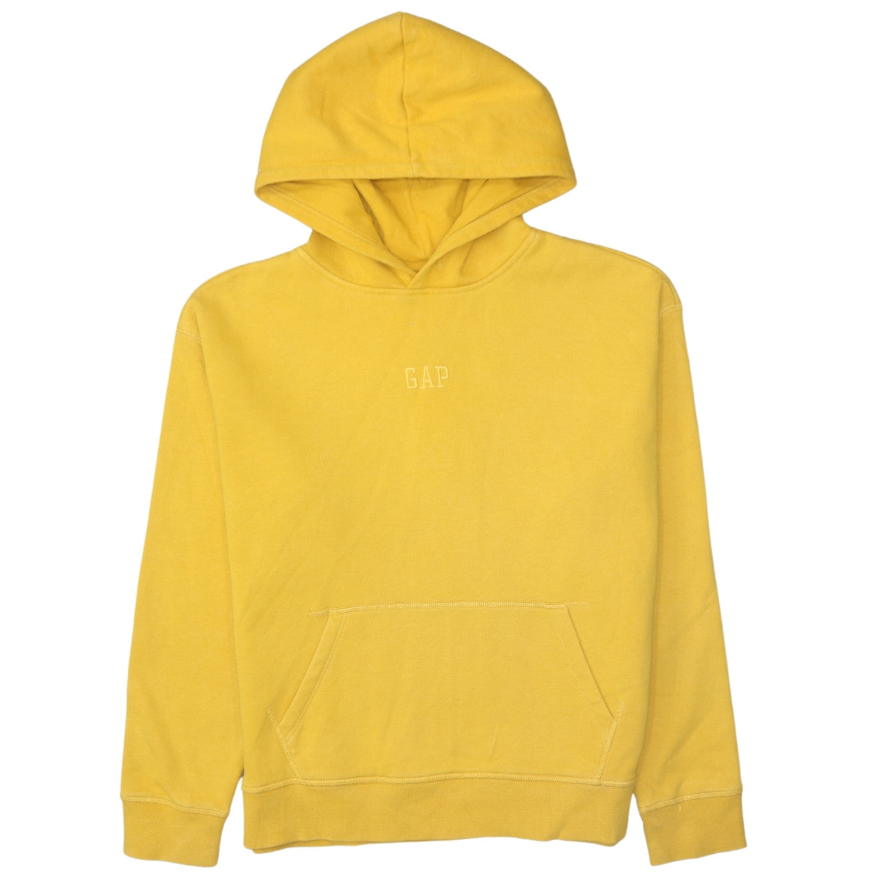 GAP Kids Boys Yellow Pullover Hoodie XL 14-16 Cotton Blend Sweatshirt