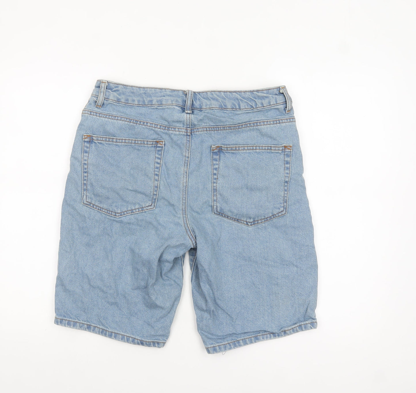 ASOS DESIGN Men’s Blue Denim Chino Shorts Size M 32in Waist Casual