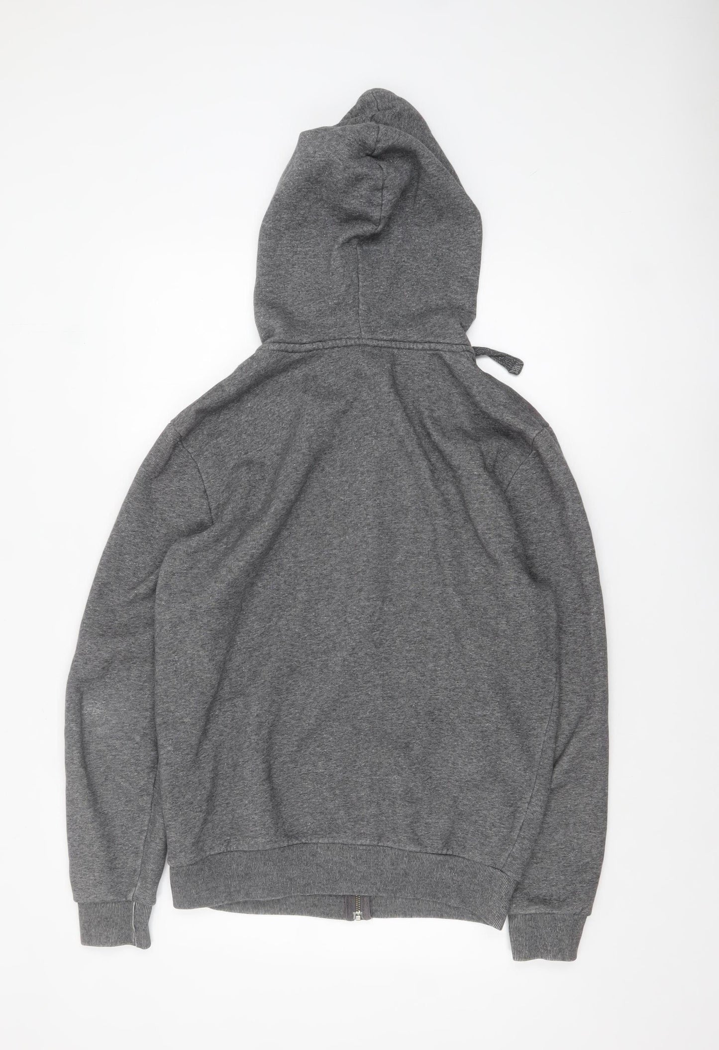 Jack Wills Men's Grey Full Zip Hoodie Sweatshirt Size M