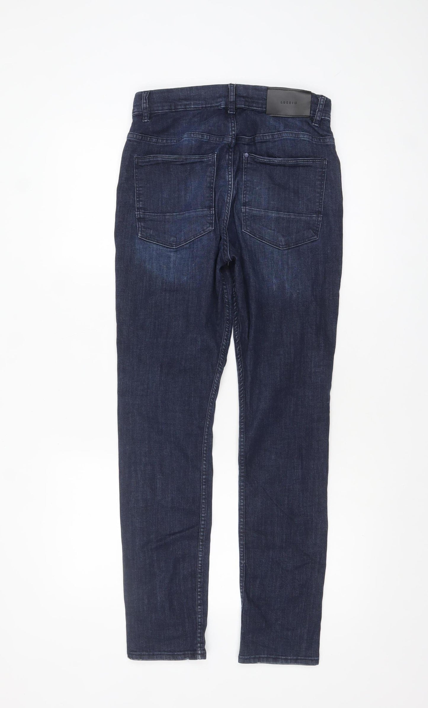 H&M Boys Blue Skinny Fit Super Stretch Jeans Size 164 Denim Casual