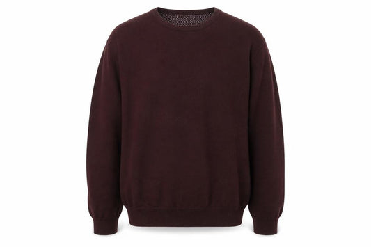 Greenwoods Men’s Brown Cotton Crew Neck Jumper XL Casual Knitwear