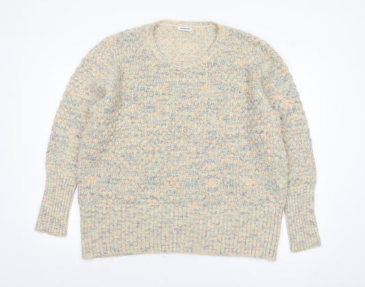 Damart Women’s Beige Chunky-Knit Pullover Jumper Size 22/24